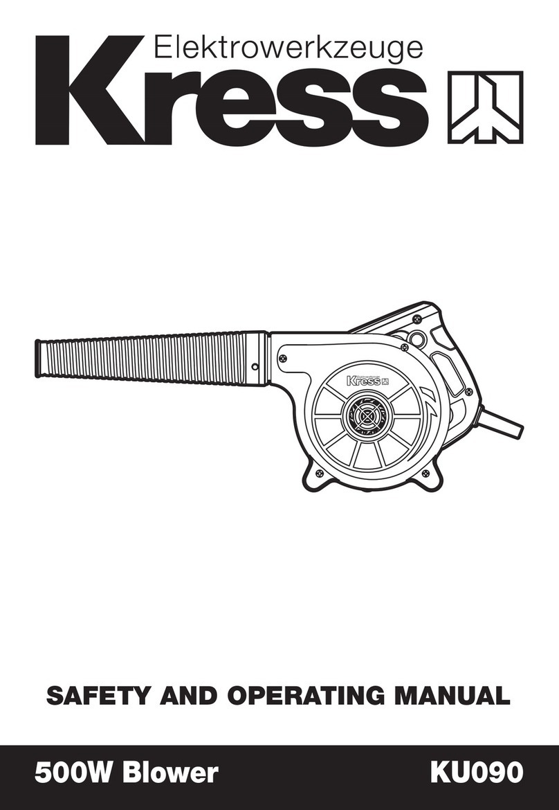 KRESS KU090 Safety and operating manual