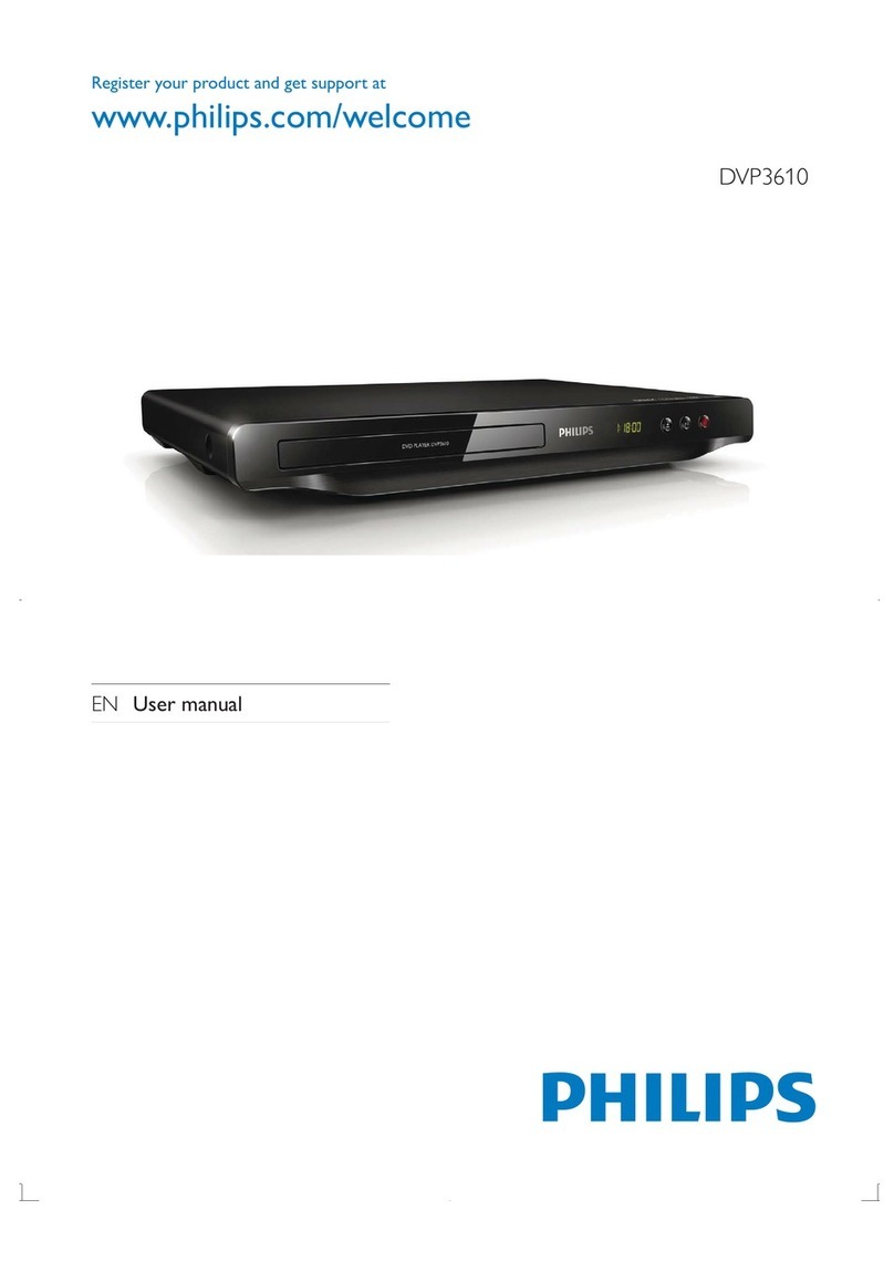 Philips DVP3610 User manual
