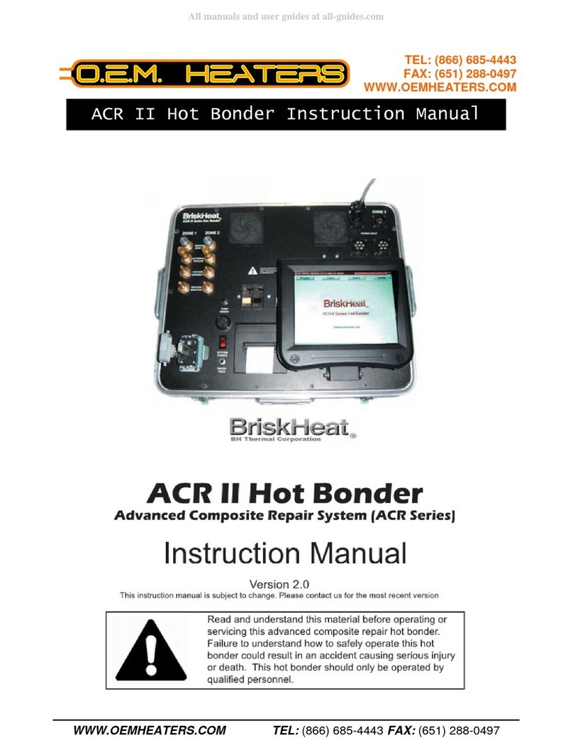 BriskHeat ACR Series instruction manual
