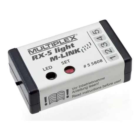 Multiplex RX-5 light M-LINK operating instructions