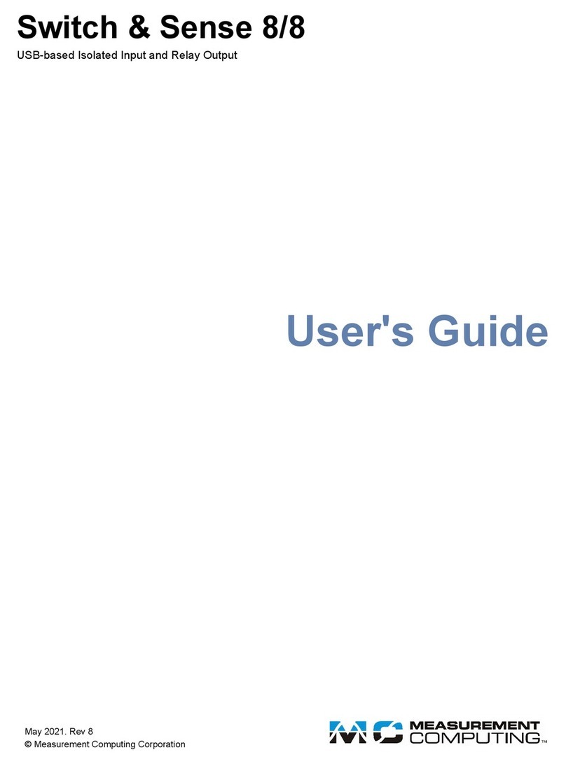Measurement Computing Switch & Sense 8/8 user guide