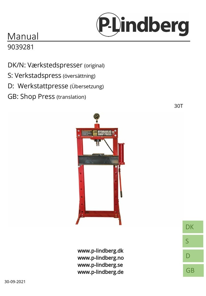 P.Lindberg 9039281 manual