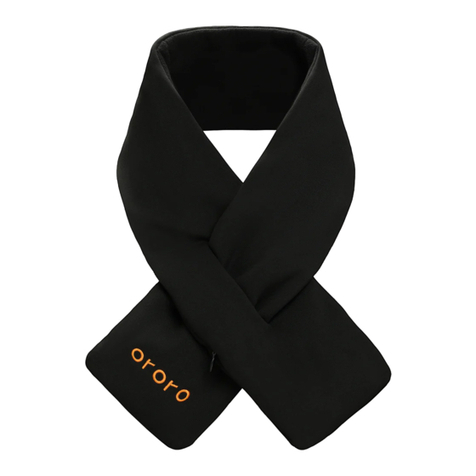 ORORO HEATED SCARF user guide