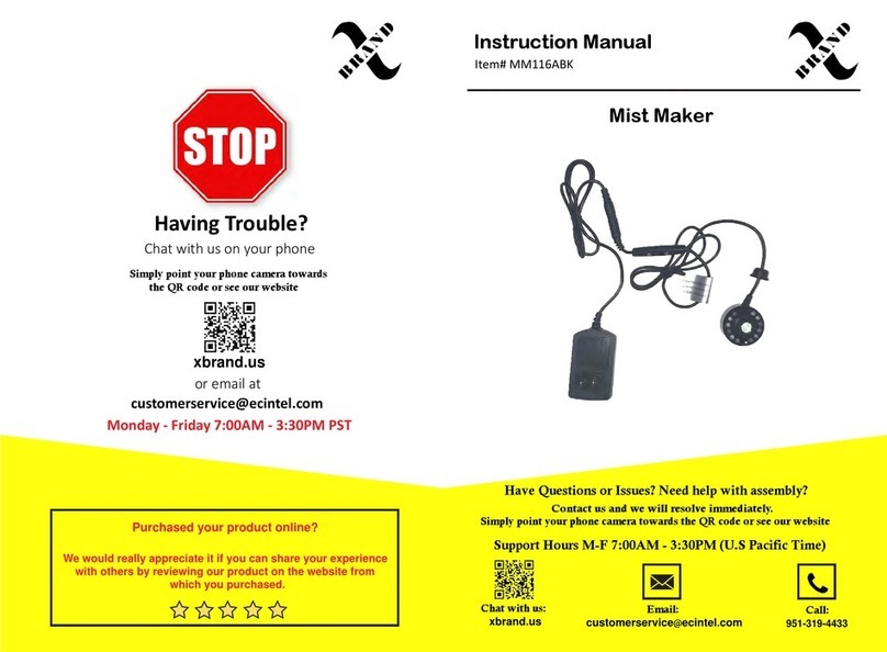 Xbrand MM116ABK instruction manual