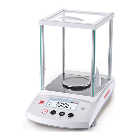 OHAUS PR Series User manual