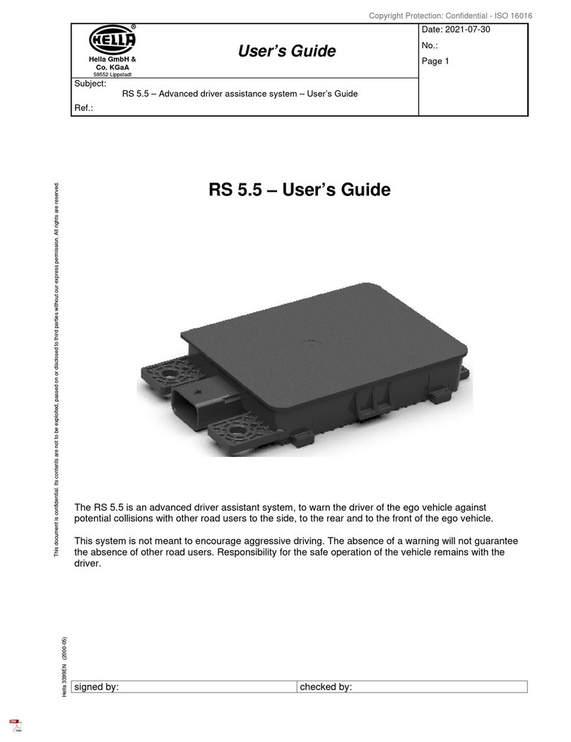 Hella RS 5.5 user guide