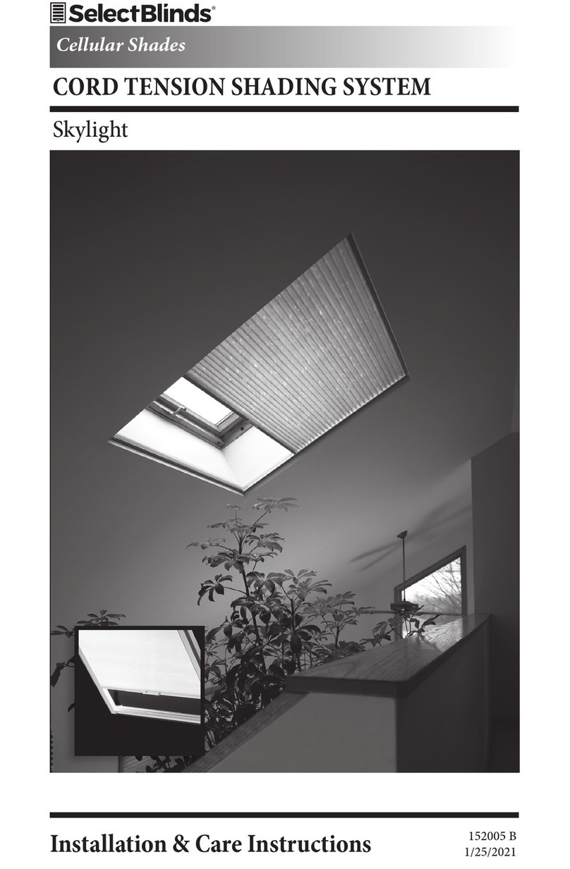SelectBlinds Skylight Installation guide SelectBlinds Skylight Installation guide
