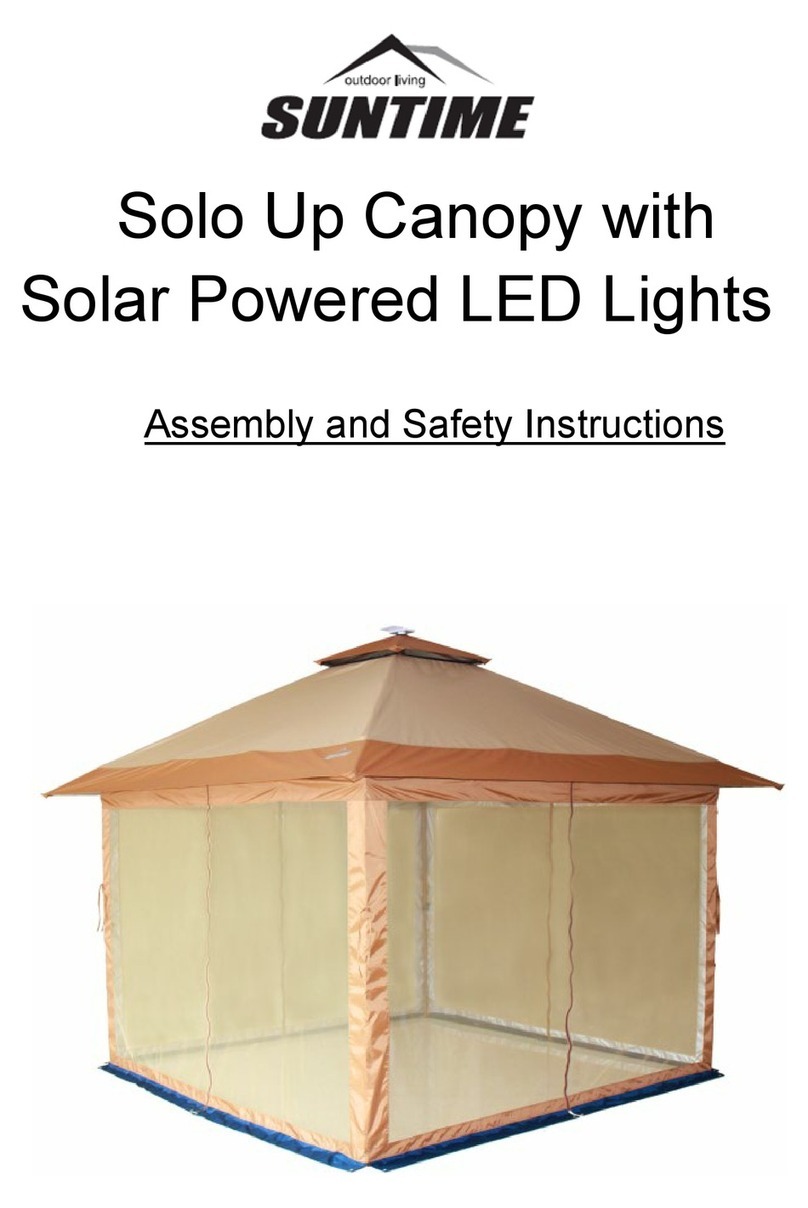 Suntime Solo Up Assembly and safety instructions