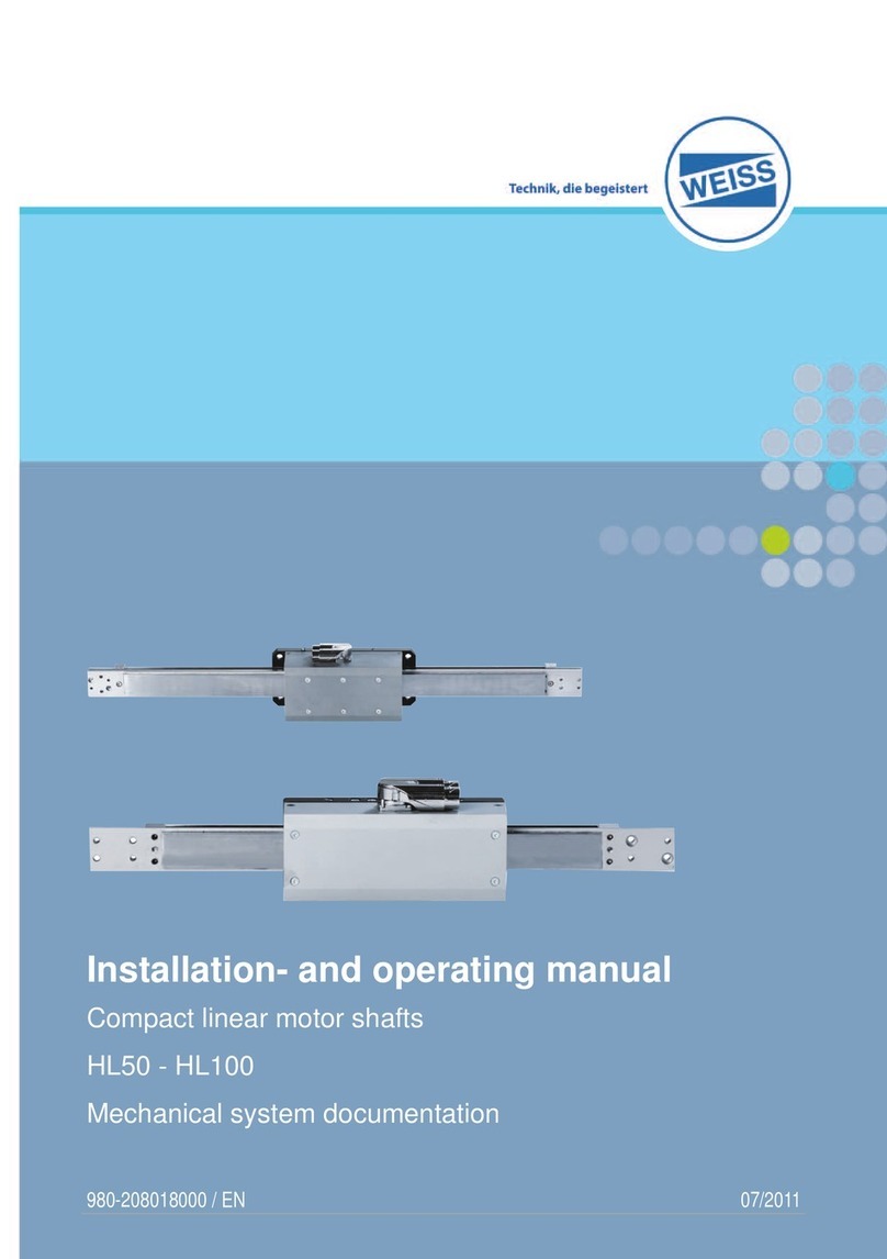 WEISS HL50 User manual WEISS HL50 User manual