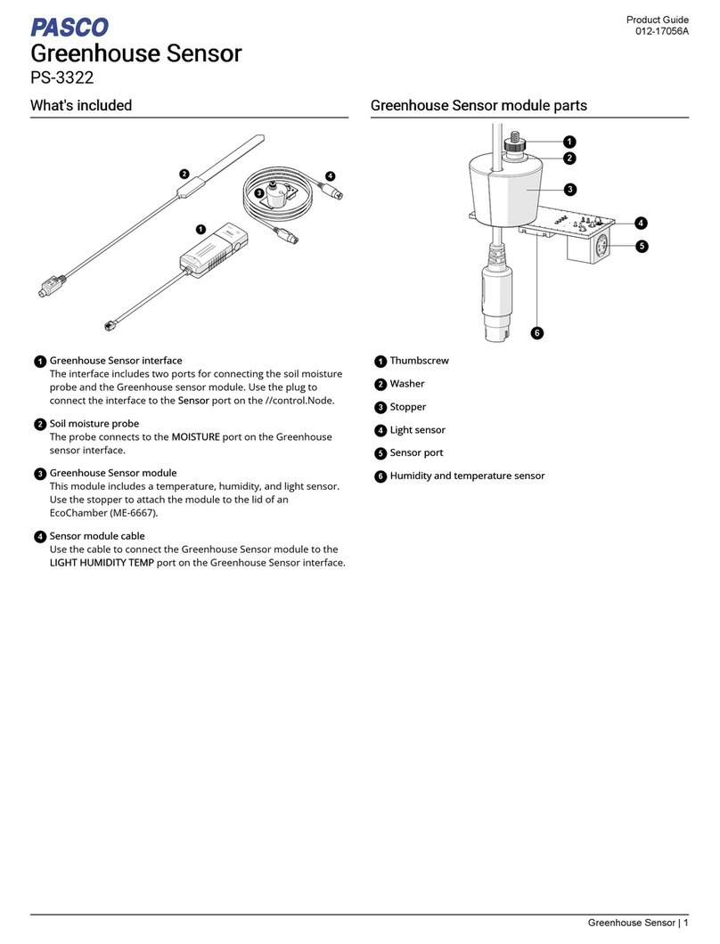 PASCO PS-3322 User manual PASCO PS-3322 User manual