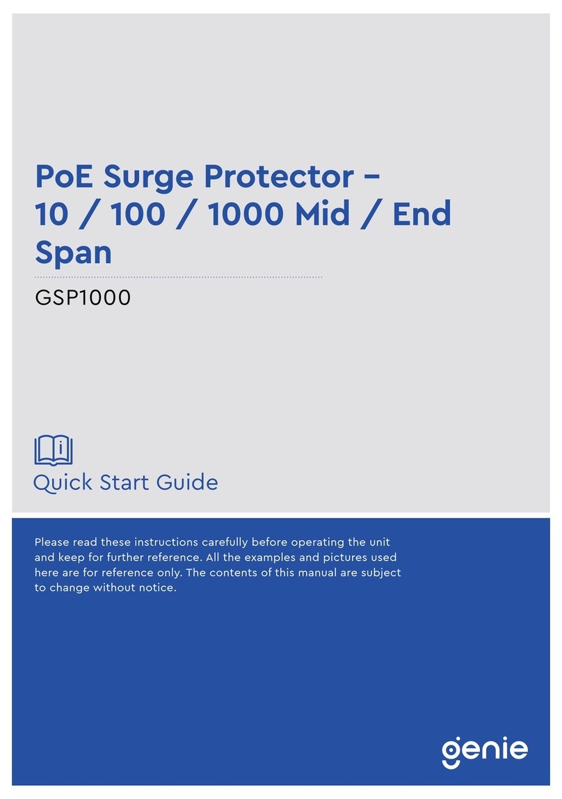 Genie GSP1000 quick start guide Genie GSP1000 quick start guide