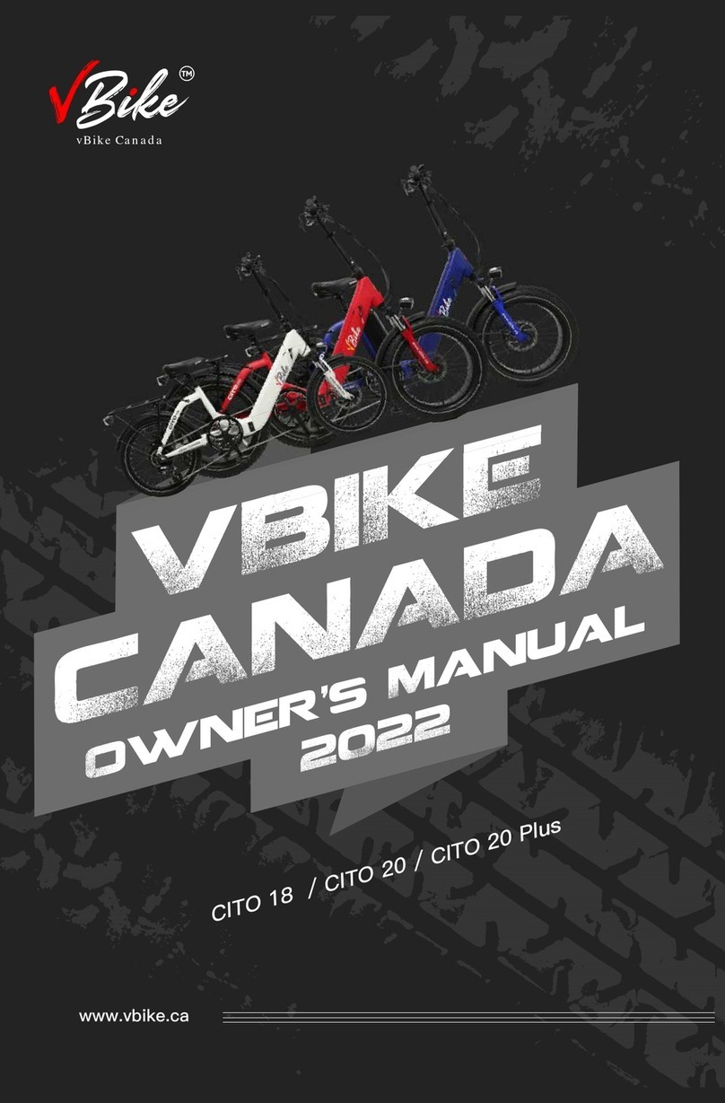 VBike CITO 18 owner's manual