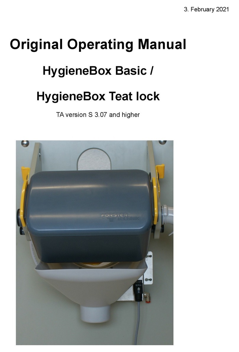 Foerster HygieneBox Basic Original operating manual