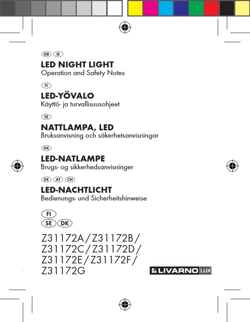 LIVARNO LUX Z31172A Operation and safety notes