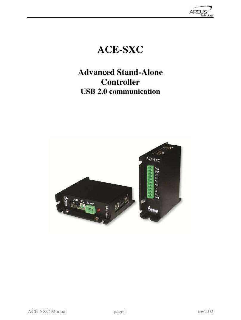 Arcus ACE-SXC manual
