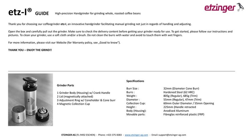 Etzinger etz-l User manual
