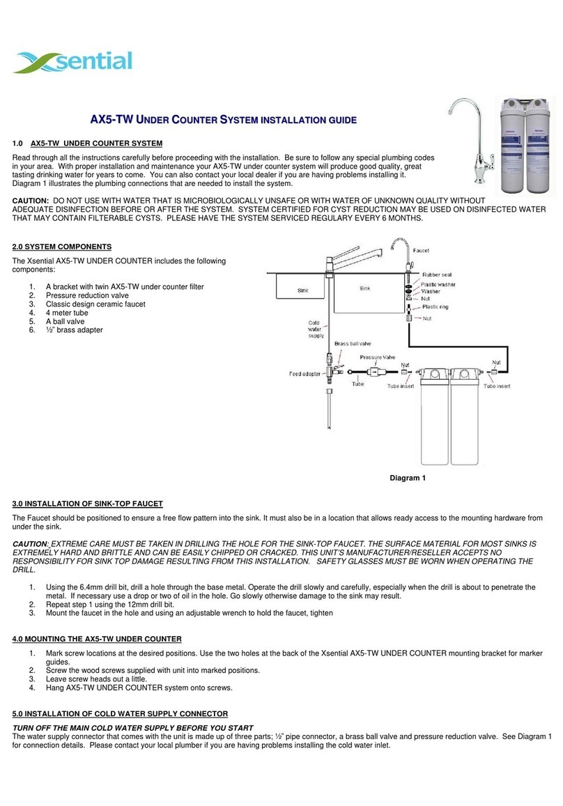 Xsential AX5-TW instruction manual