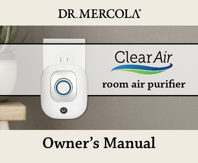 dr. Mercola CleanAir owner's manual dr. Mercola CleanAir owner's manual