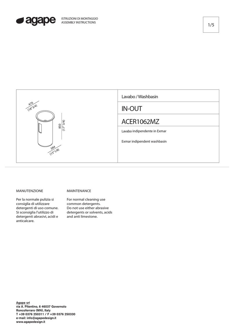 agape IN-OUT ACER1062MZ Assembly instructions