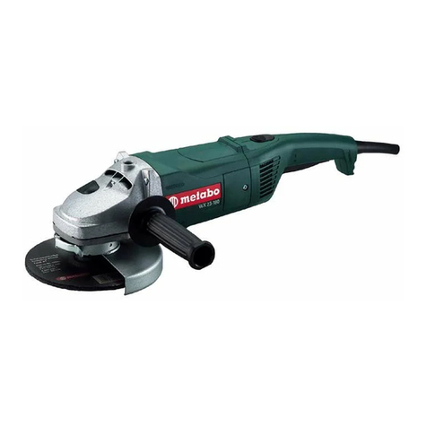 Metabo W 21-180 User manual