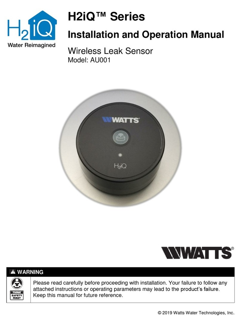 Watts H2iQ Series User manual