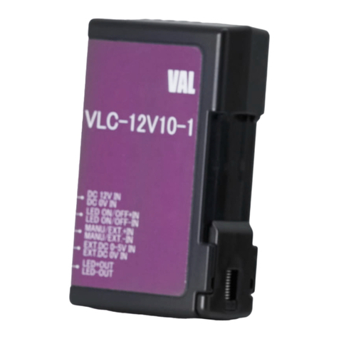 VAL VLC-12V10-1 User manual