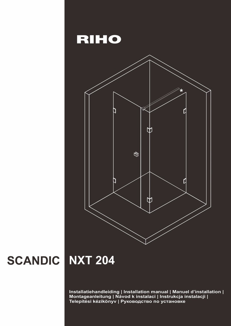 RIHO SCANDIC NXT 204 installation manual