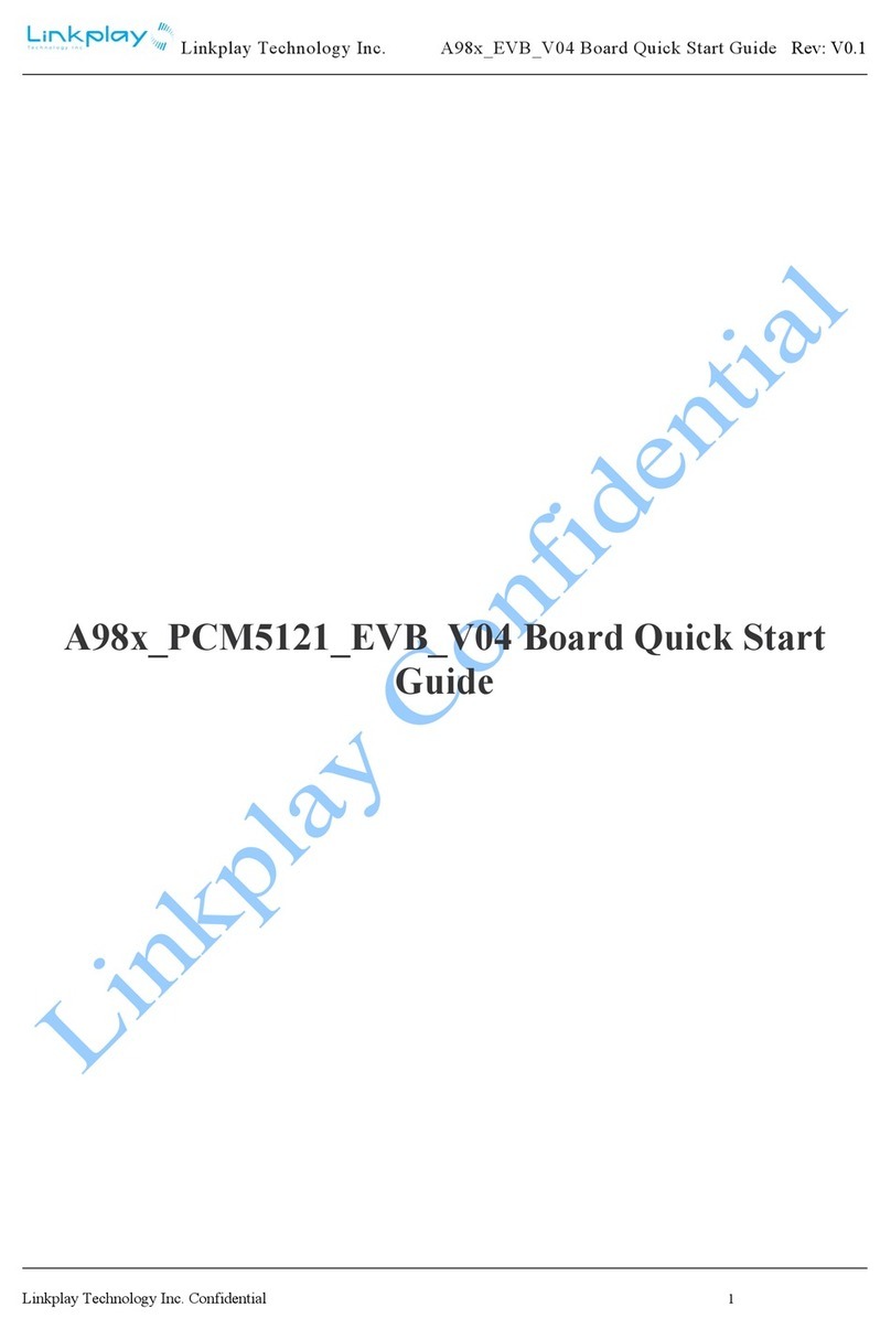 Link Play A98x PCM5121 EVB V0 quick start guide