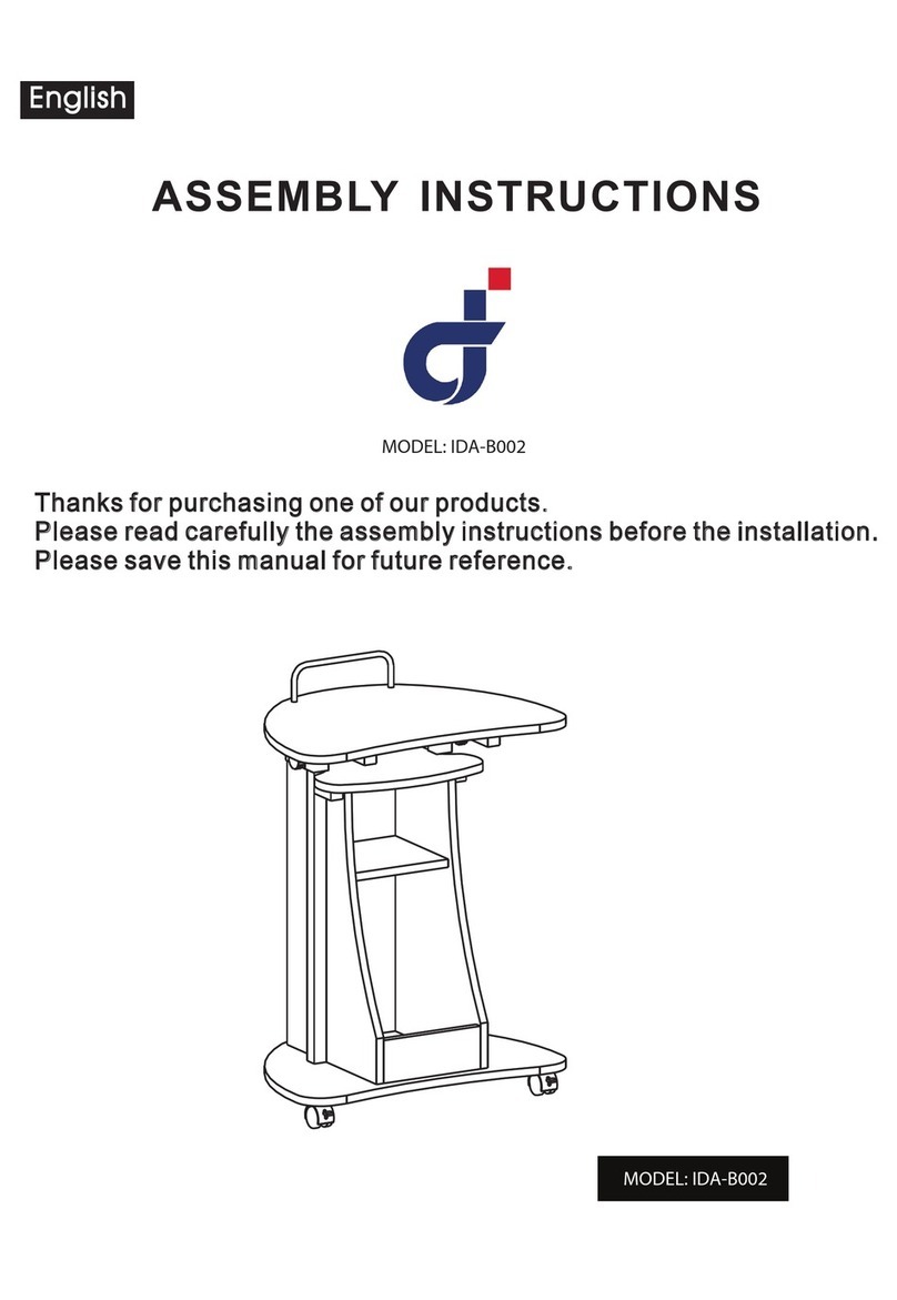 Instant Desks IDA-B002 Assembly instructions Instant Desks IDA-B002 Assembly instructions