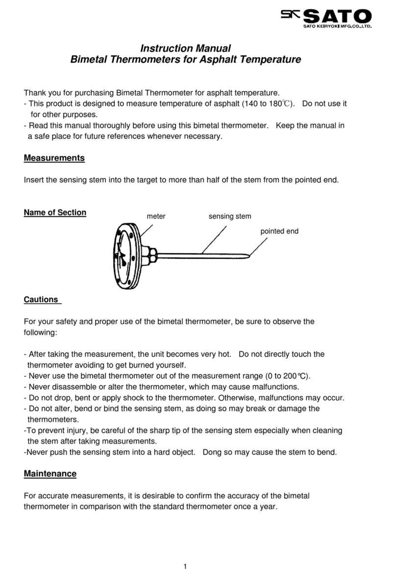 SATO KEIRYOKI 2150-10 instruction manual