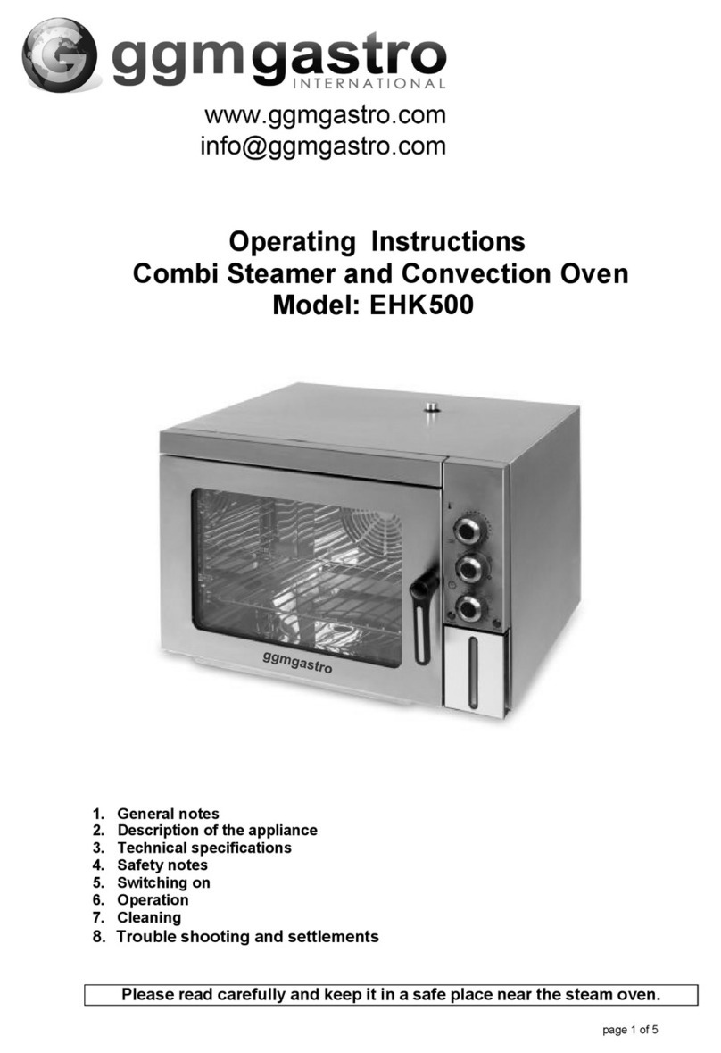 GGM gastro EHK500 User manual