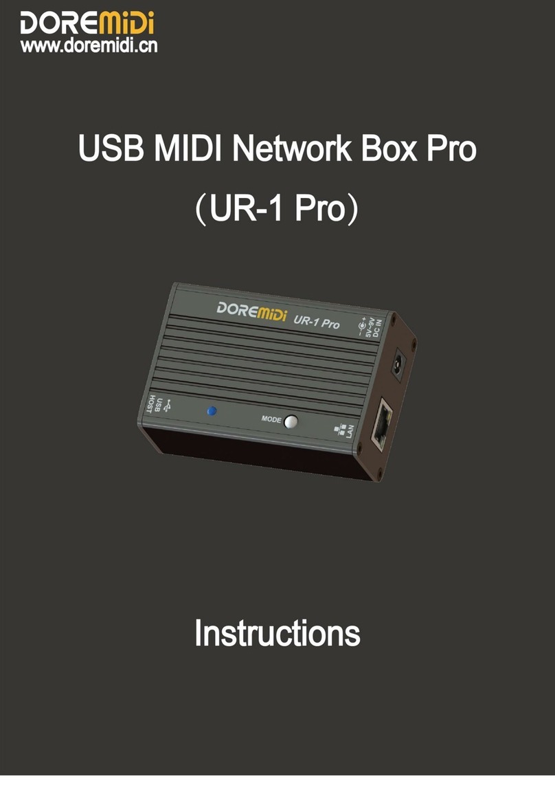 DOREMIDI UR-1 Pro instructions