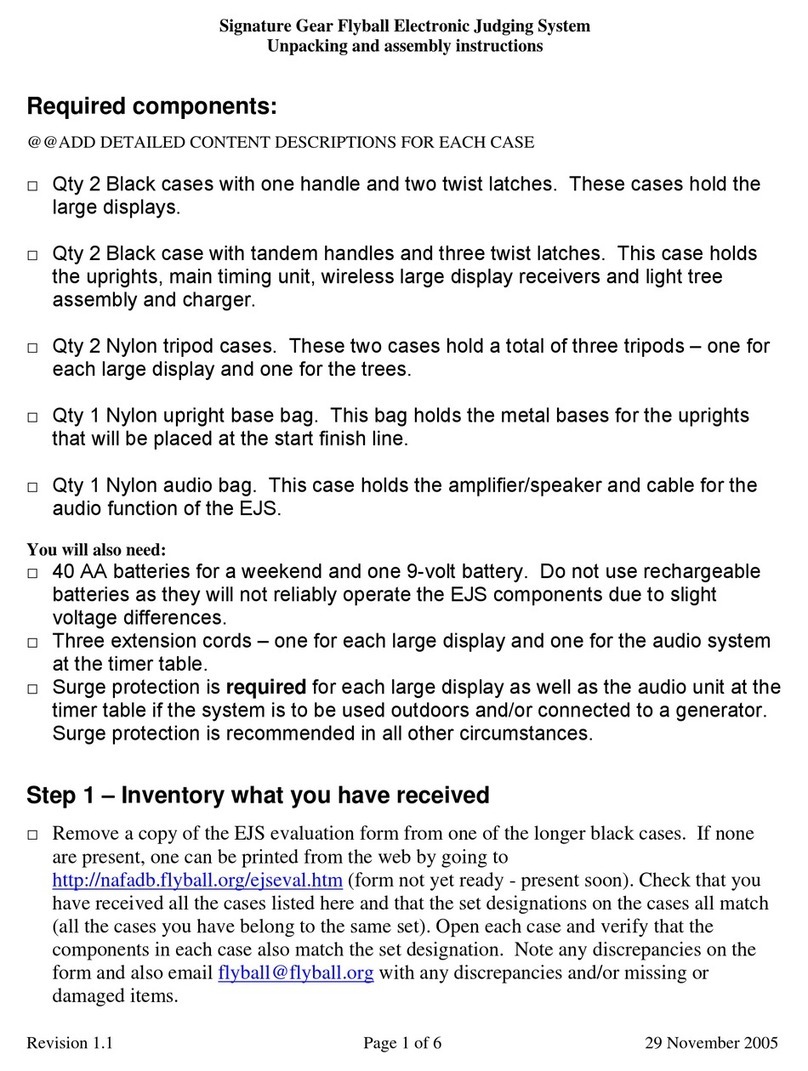 FarmTek Signature Gear Flyball Assembly instructions FarmTek Signature Gear Flyball Assembly instructions