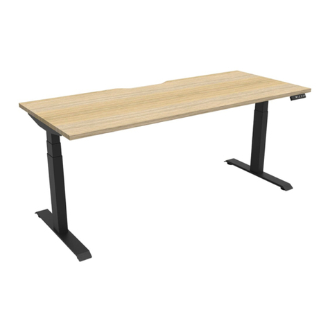 Rapidline Boost Plus Single Sided Desk Workstation Assembly instructions