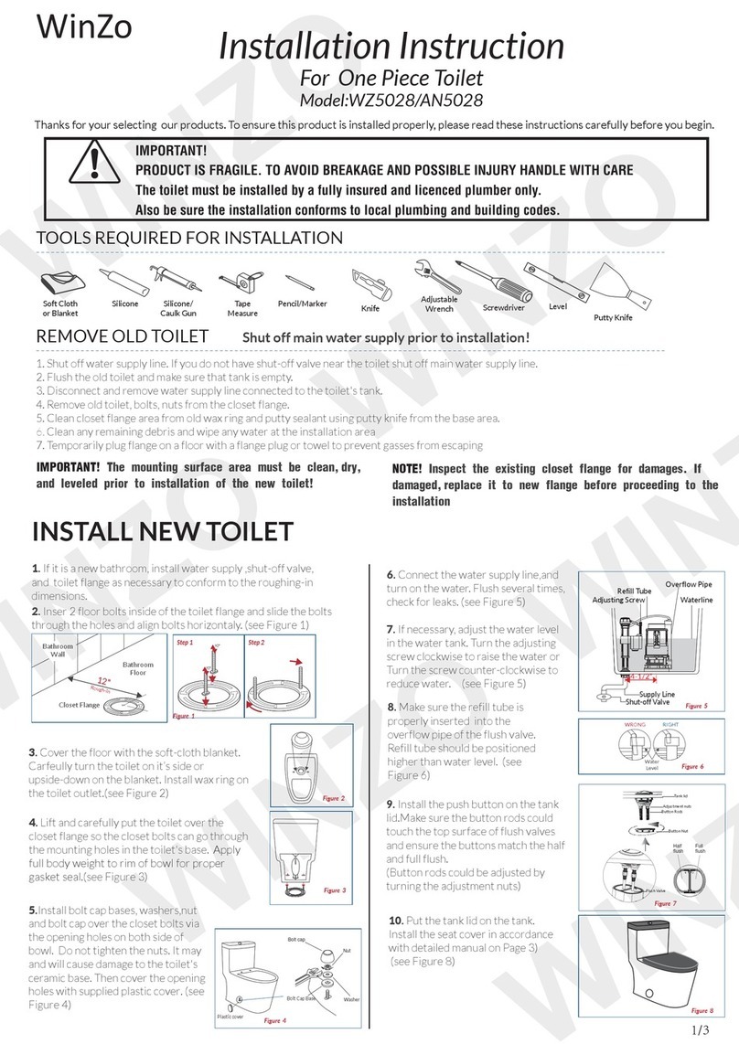WinZo WZ5028 installation instructions