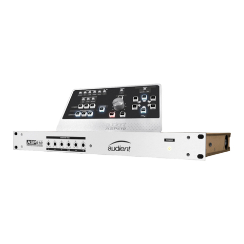 Audient ASP 510 User manual