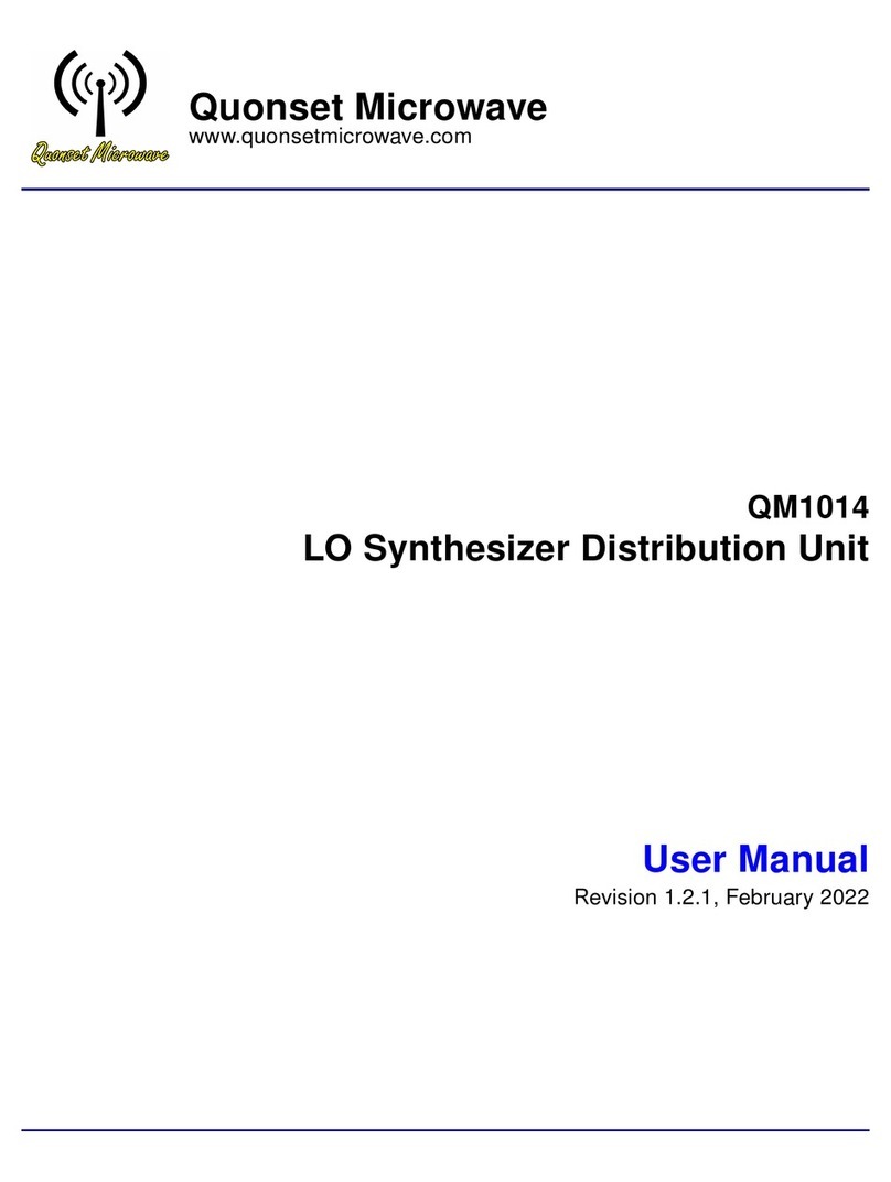 Quonset Microwave QM1014 user manual