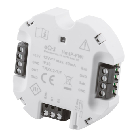Homematic IP HmIP-FWI Installation and operating manual