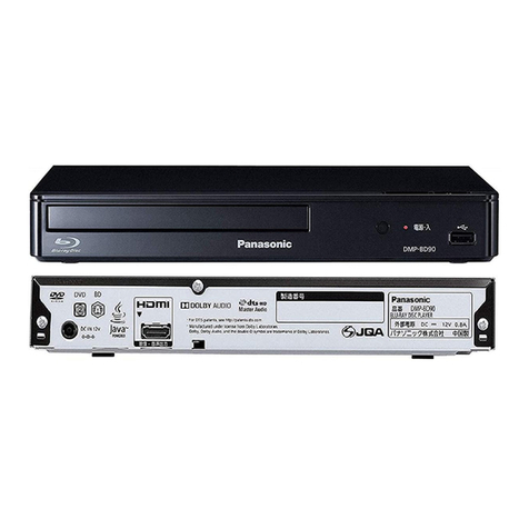 Panasonic DMP-BD90 User manual
