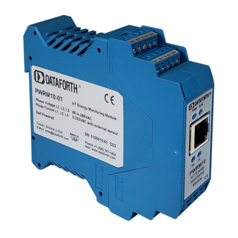 Dataforth PWRM10-01 quick start guide