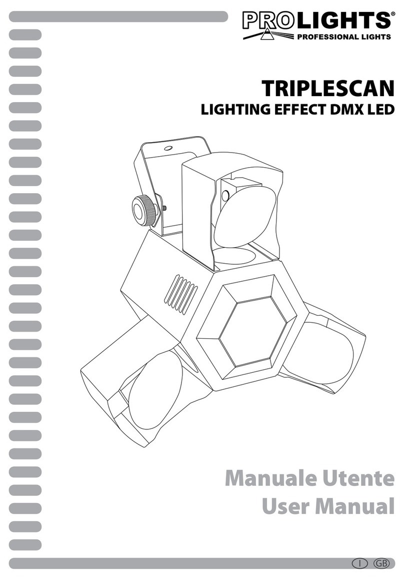 ProLights TRIPLESCAN User manual