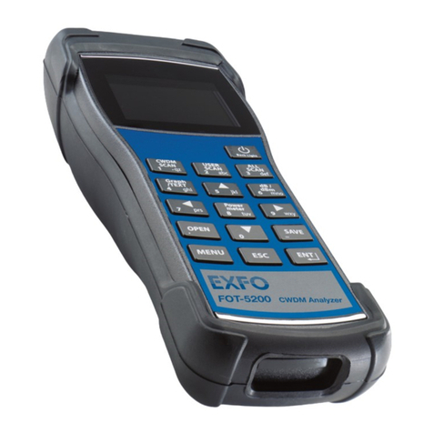 EXFO FOT-5200 User manual