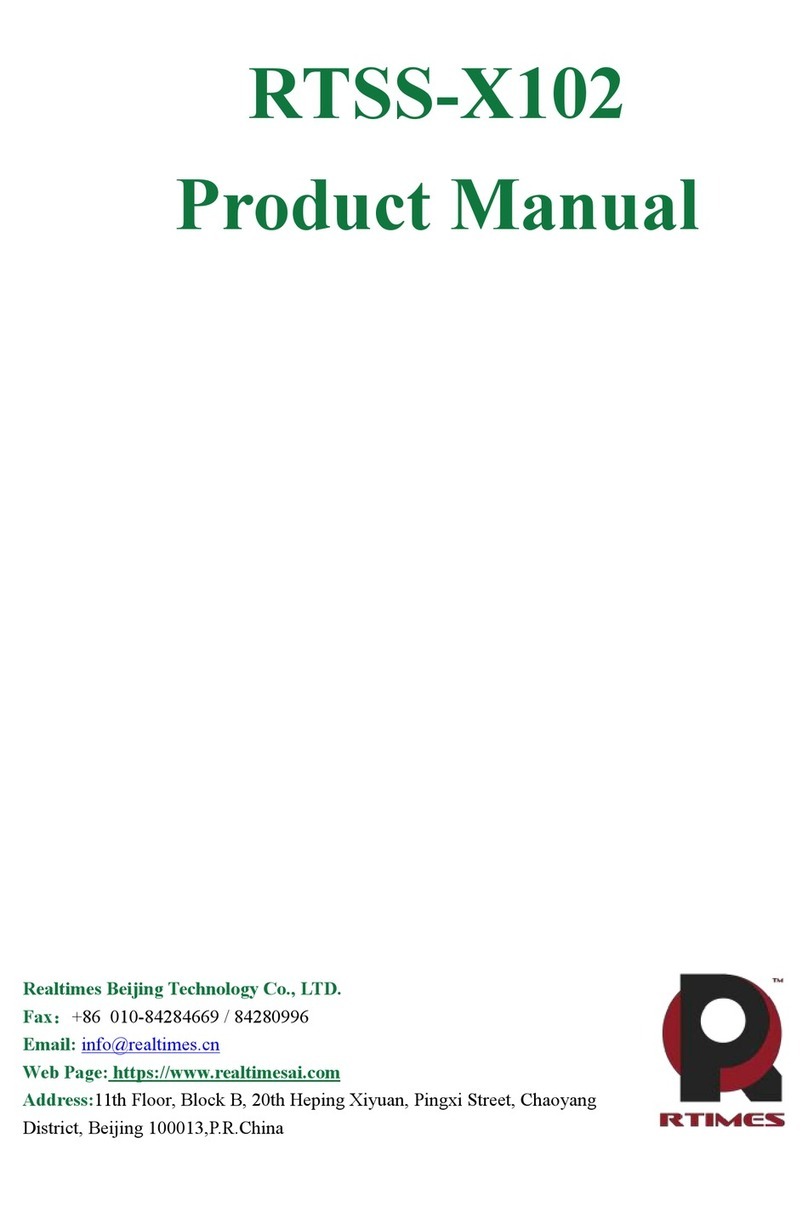 RTimes RTSS-X102 product manual