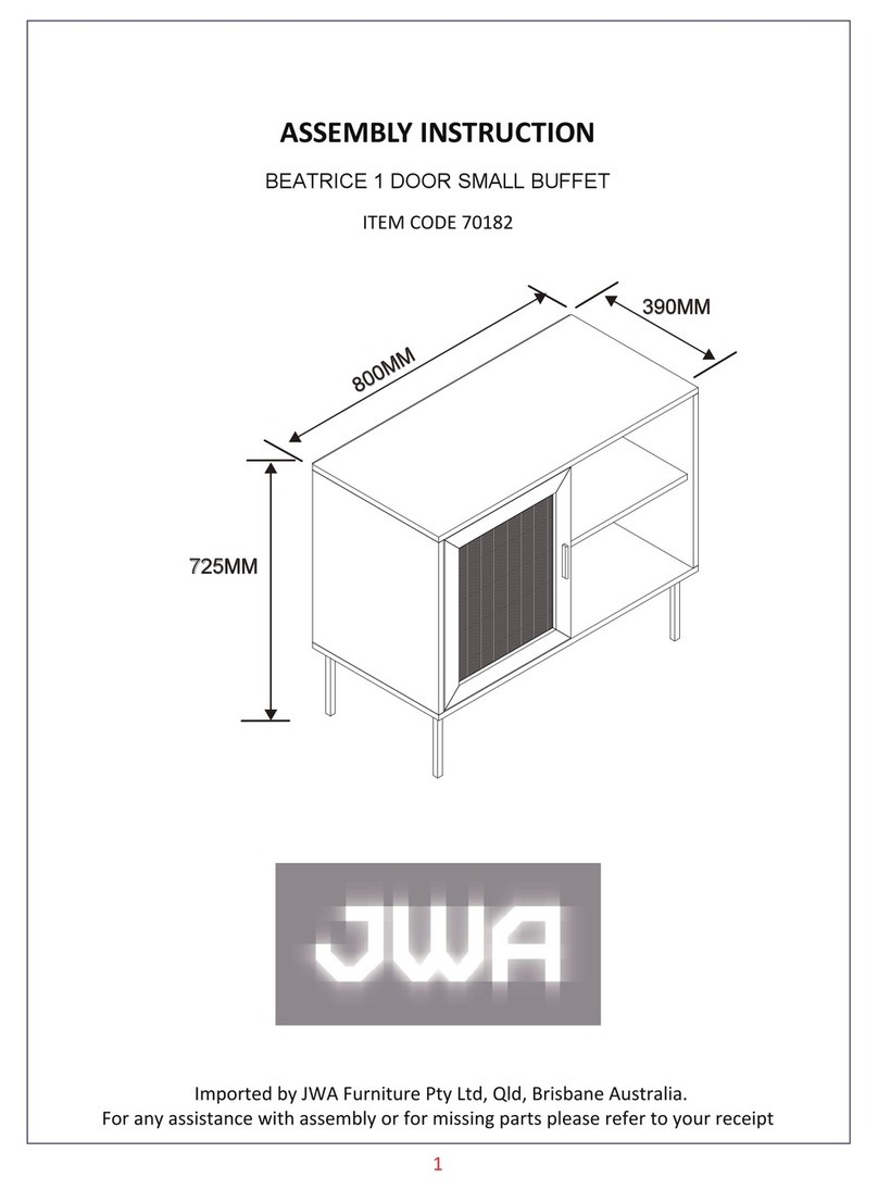 JWA BEATRICE 70182 Assembly instruction
