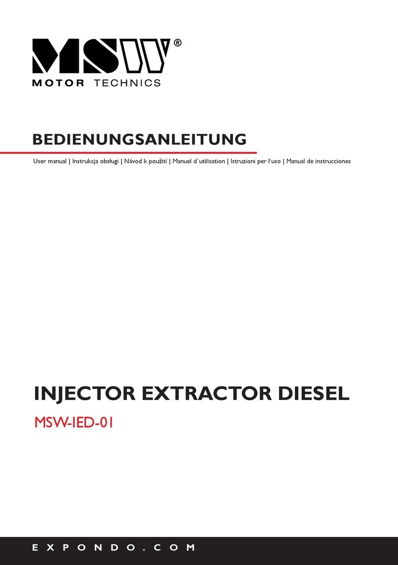 MSW Motor Technics MSW-IED-01 user manual