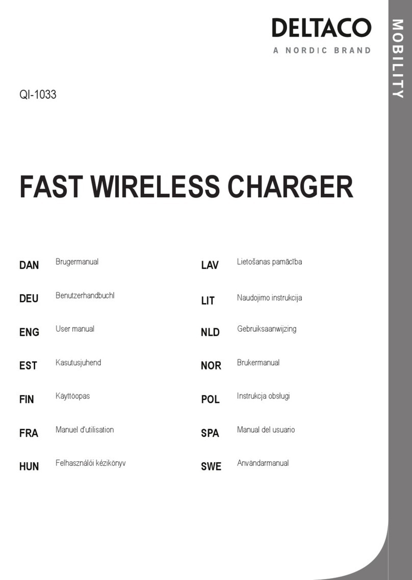 Nordic DELTACO QI-1033 user manual