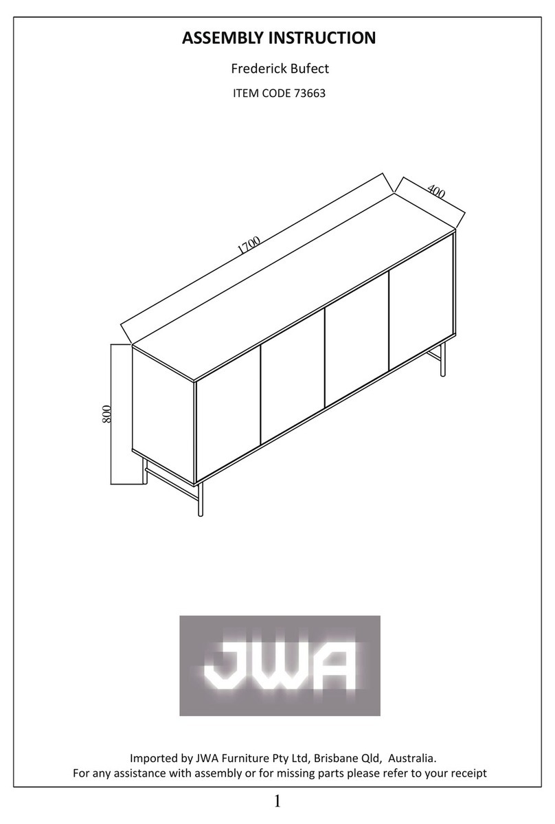 JWA Frederick 73663 Assembly instruction