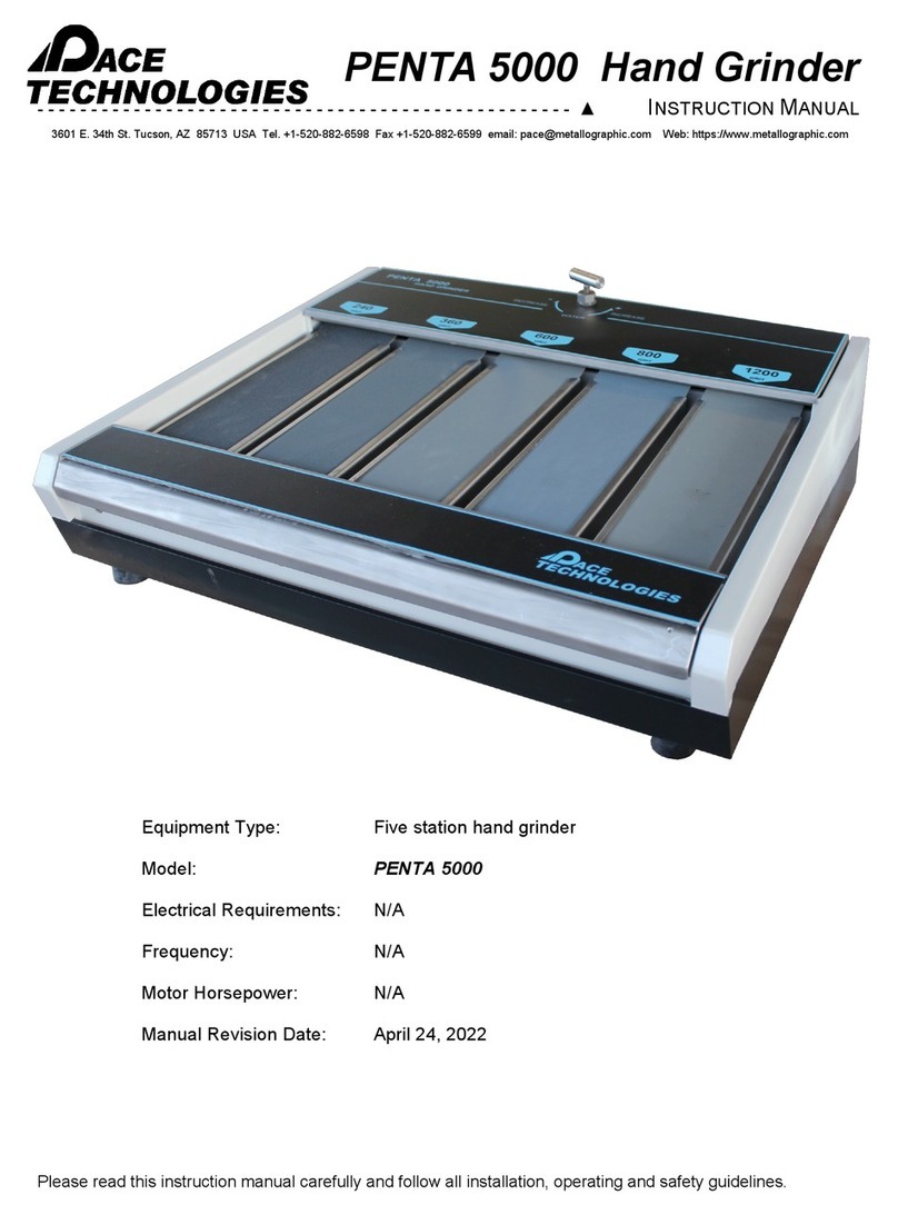 Pace Technologies PENTA 5000 instruction manual
