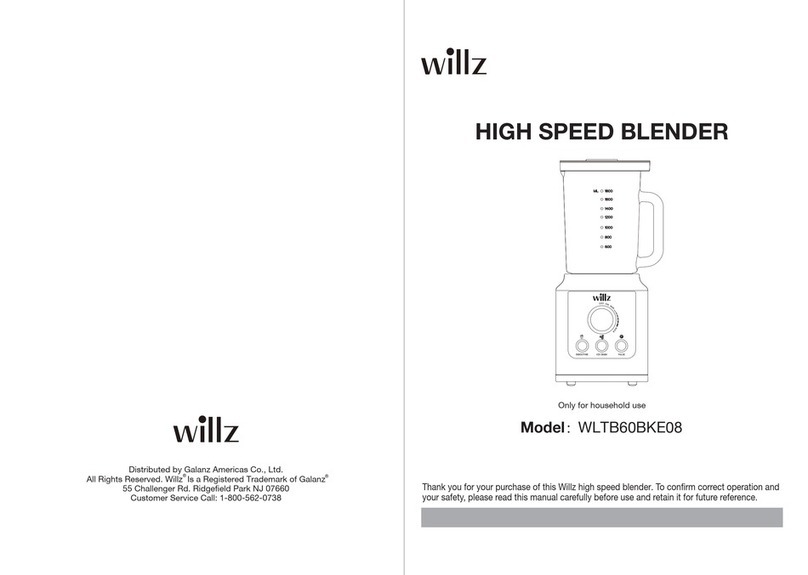 Willz WLTB60BKE08 user manual