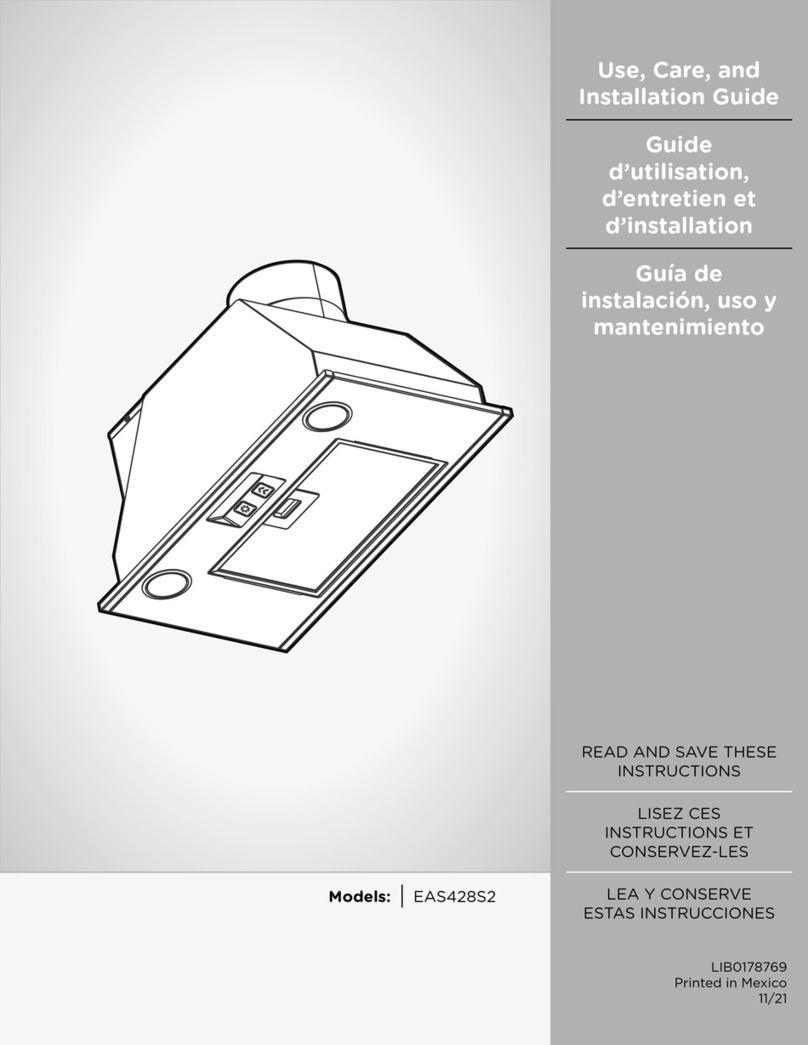 ELICA ASTI EAS428S2 Installation guide